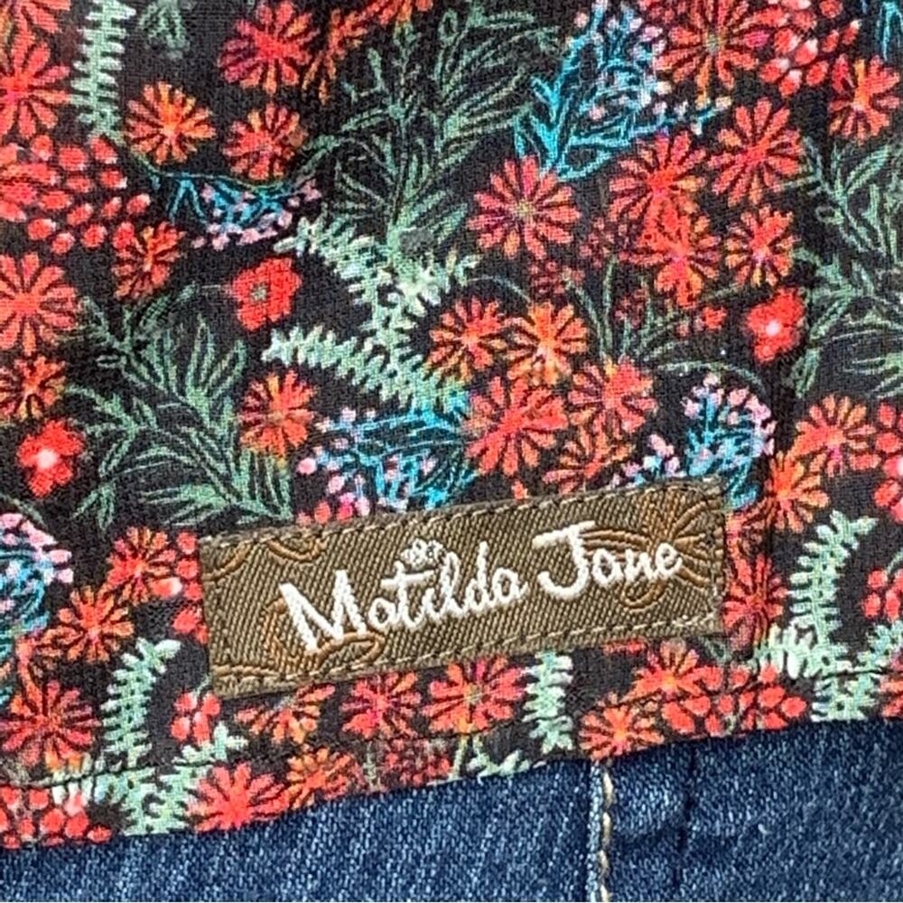 Matilda Jane Women Sheer Top Size Small Long Sleeve Romantic Floral Print - Picture 9 of 10